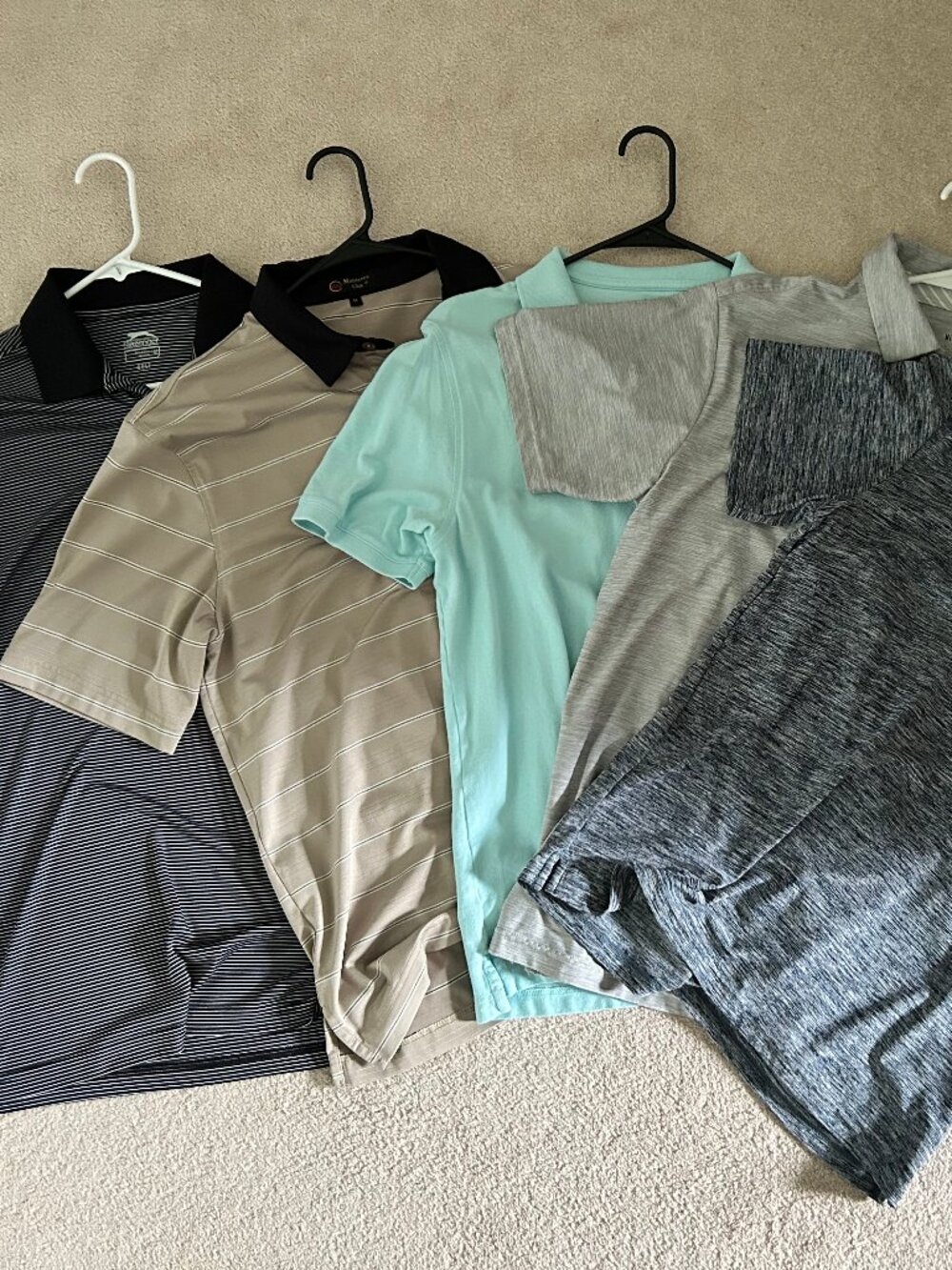 Men's Golf Polo's - lot of 5 size med
